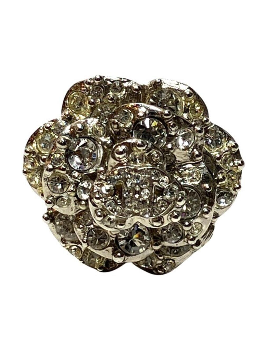 Chanel Camellia Ring Metal With #276002C53B
